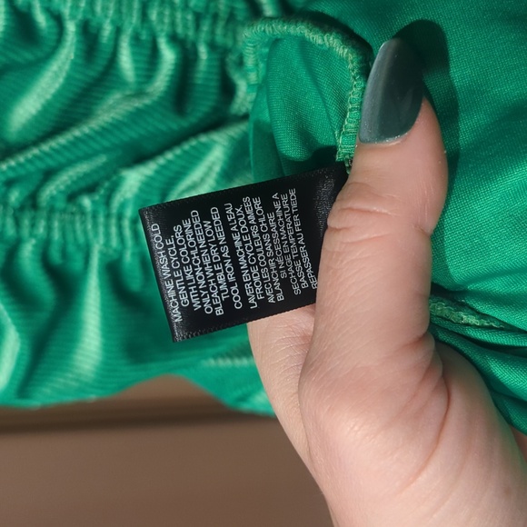 AFRM Colleen in Fern Green halter dress - Picture 11 of 11